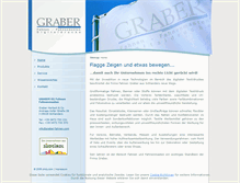 Tablet Screenshot of graber-fahnen.com